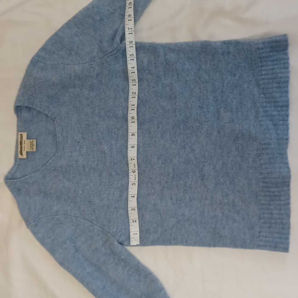 Eddie Bauer Wool Sweater light blue women's size small - Picture 4 of 13